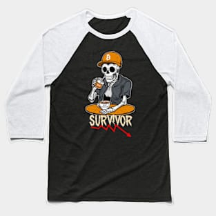 Bear Market Survivor Baseball T-Shirt